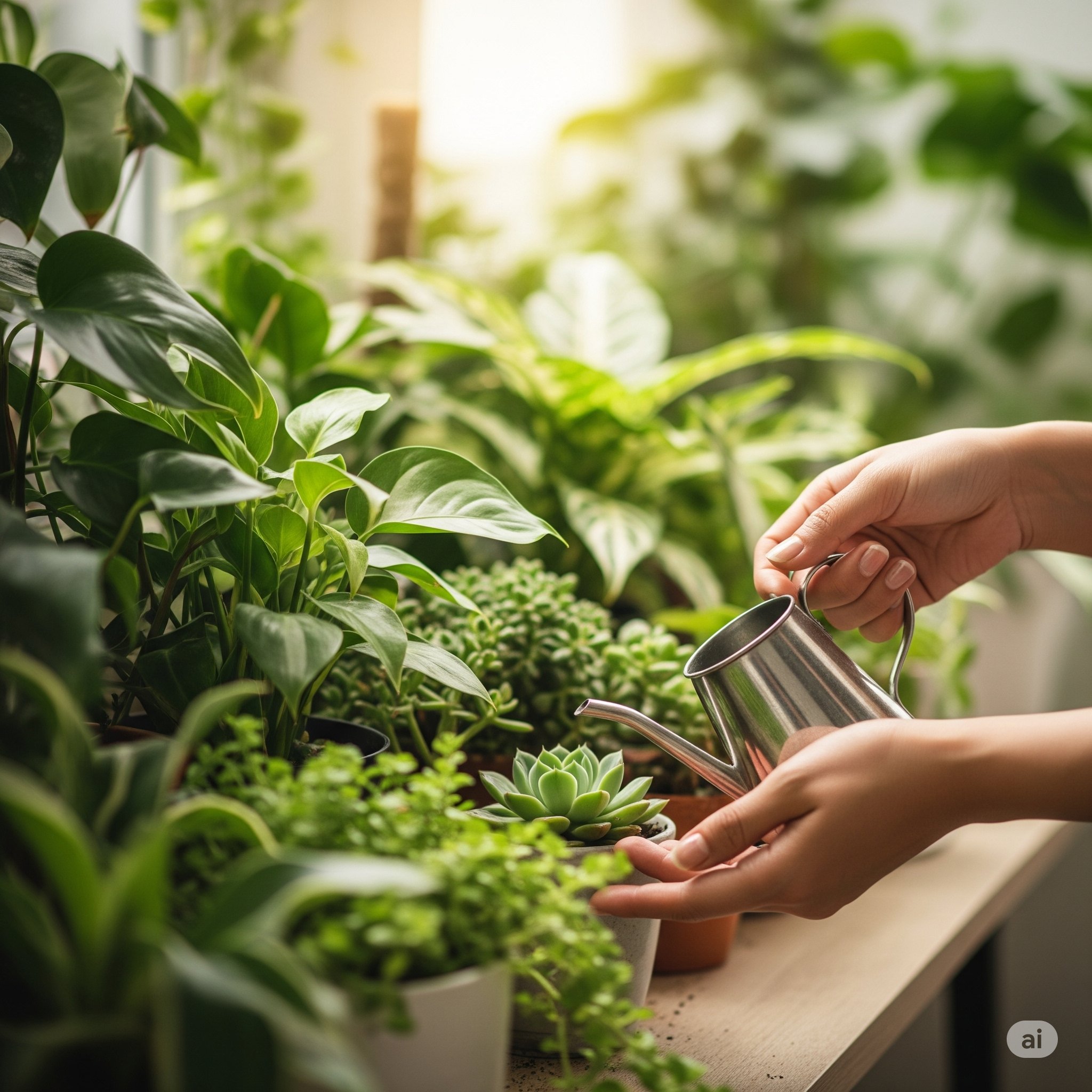 식물 키우기 초보를 위한 완벽 물 주기 가이드