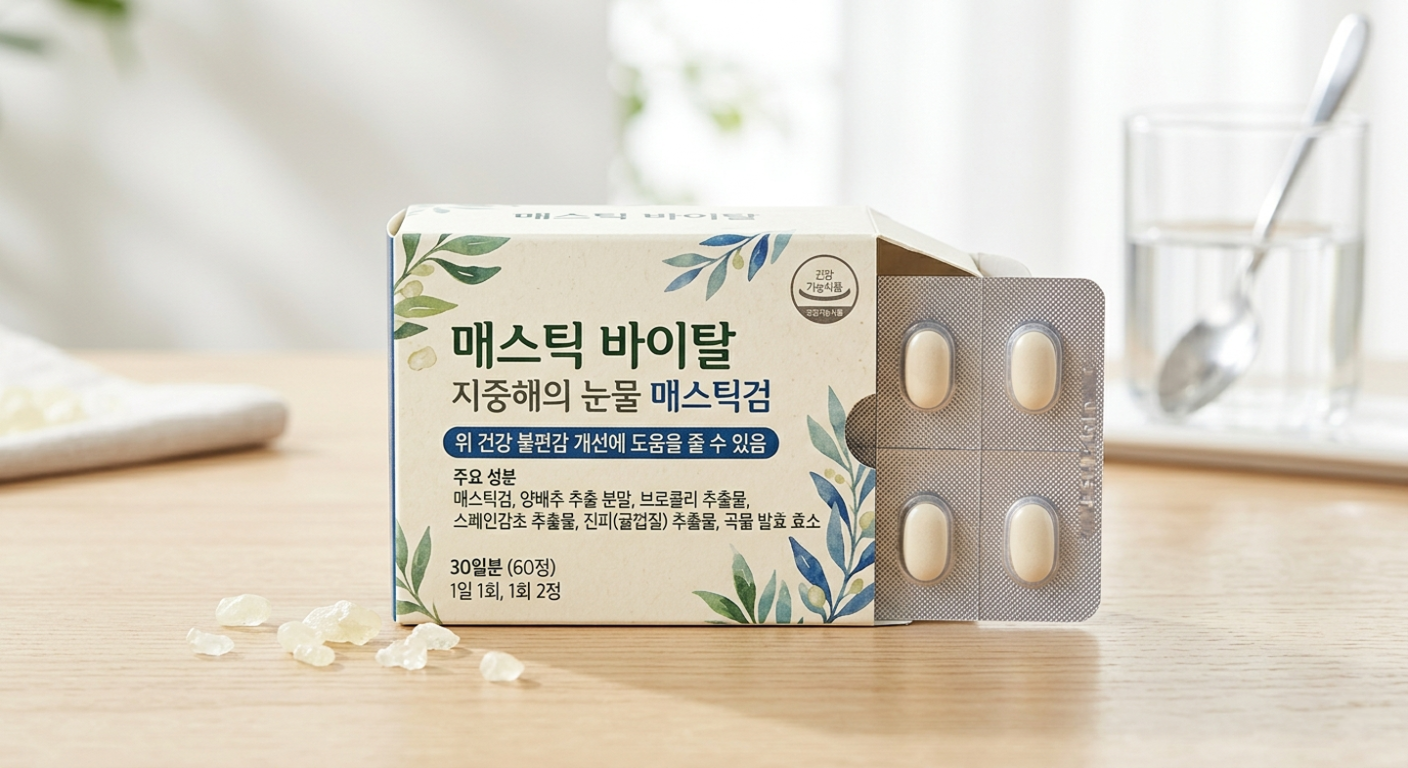 샘플1 매스틱 바이탈 박스 시안