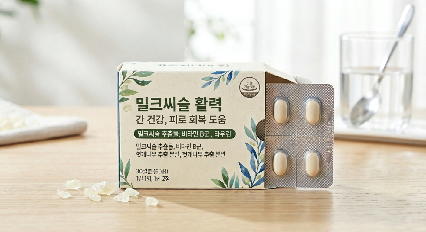 샘플3 밀크씨슬 활력 플러스 박스 시안