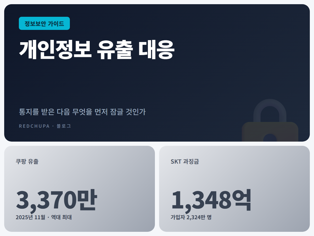 개인정보 유출 대응